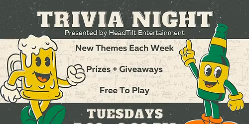 Tuesday Trivia at The Brass Tap