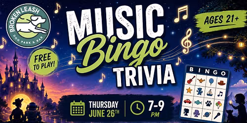 \ud83c\udfb6\u2728 Disney & Pixar Music Bingo Trivia Night \u2728\ud83c\udfb6