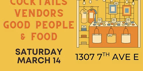 7th Ave Social Market:  March 14th