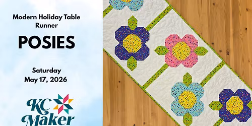 Modern Holiday Table Runner - Heart Stings