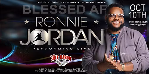 Silly Rabbit Comedy Club Presents Ronnie Jordan
