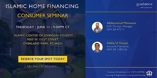 Islamic Home Financing Consumer Seminar - Guidance Residential