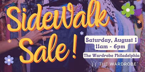 Sidewalk Sale at The Philadelphia Wardrobe!
