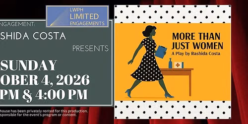 More Than Just Women: A Play by Rashida Costa