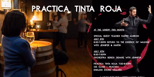 Class + Practica at Endless Sound Cellars, Monday July 6th