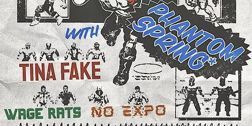 Phantom Spring, Tiny Fake, Wage Rats, No Expo @The Hive