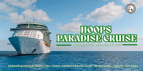 The Hoops Paradise Cruise - Fort Lauderdale, FL to the vibrant Bahamas with CHARLIE & THE BHOYS