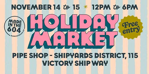 Winter Pop-Up Market - hosted by Madeinthe604