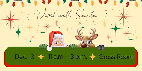 Santa at the Ross Library