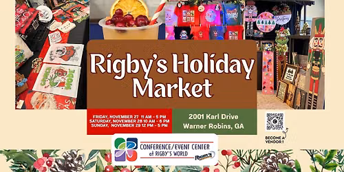 Holiday Market at Rigby's Conference Center (Accepting Vendors)