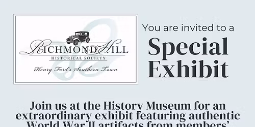 Special Military Pop-up Exhibit