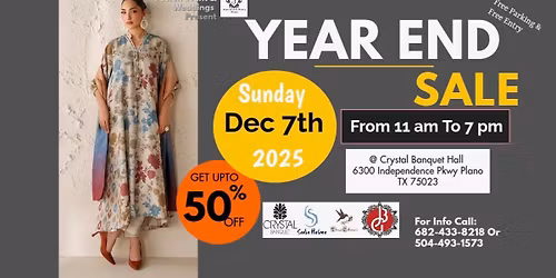 YEAR END SALE BAZAAR