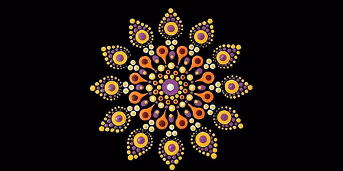 Painted Dot Mandala: Aura