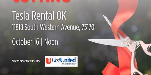 Grand Opening & Ribbon Cutting Celebration for Tesla Rental OKC