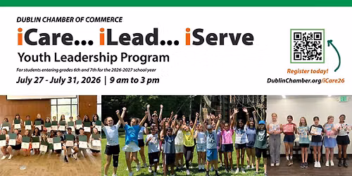 Dublin Chamber iCare...iServe...iLead Youth Leadership Program 2026