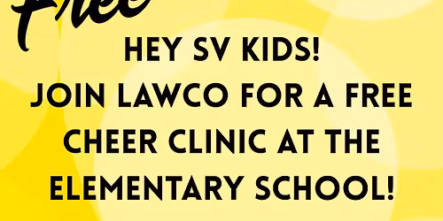 Springs Valley FREE CHEER CLINIC!