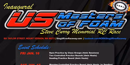 1st Annual US Masters of FOAM: Steve Curry Memorial Race