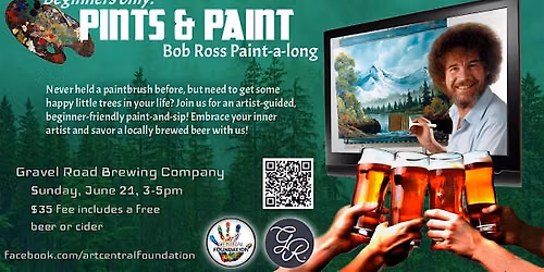 Pints & Paint: Bob Ross Paint-a-long (June)