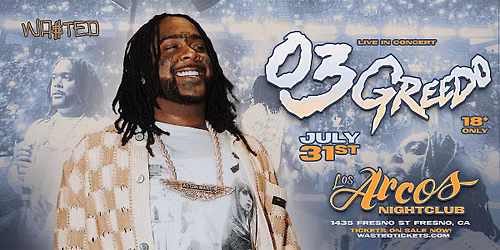 O3 GREEDO Performing Live @ Los Arcos Nightclub