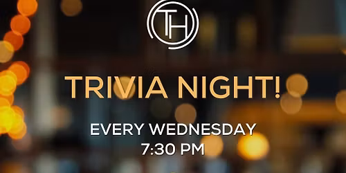 Trivia Night Every Wednesday
