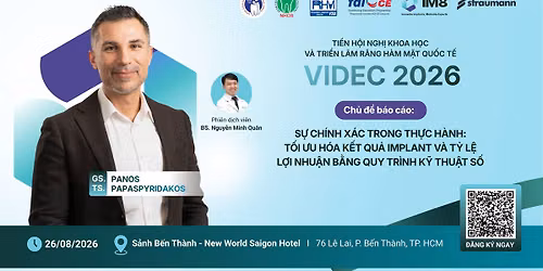 Ti\u1ec1n H\u1ed9i ngh\u1ecb Khoa h\u1ecdc v\u00e0 Tri\u1ec3n l\u00e3m R\u0103ng H\u00e0m M\u1eb7t Qu\u1ed1c t\u1ebf VIDEC 2026