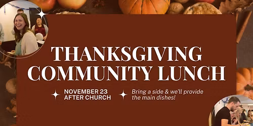 Thanksgiving Community Lunch