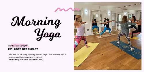 Early morning power yoga & breakfast 15th December
