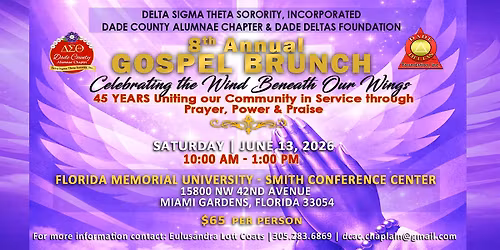 8th Annual Gospel Brunch: Celebrating The Wind Beneath Our Wings