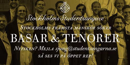 \u00d6ppet rep med Stockholms Students\u00e5ngare