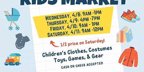 Spring Kids Market - day 3!