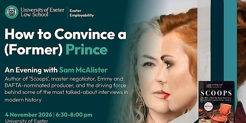 How To Convince a (Former) Prince: An Evening with Sam McAlister