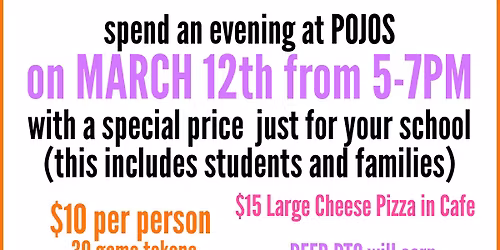 POJO's Fundraiser Night