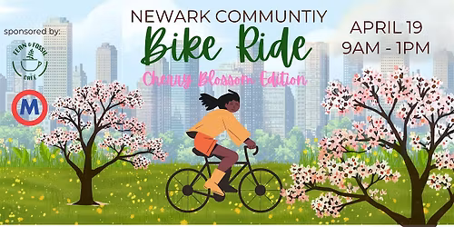 Newark Community Bike Ride: Cherry Blossom Edition