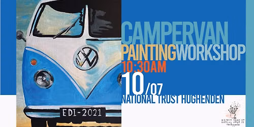 Blue Campervan Painting Workshop @ National Trust Hughenden