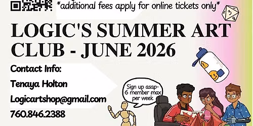 Logic's Summer Art Club - June 2026