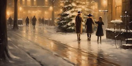 'Christmas Heist' Sip & Paint Party Malm\u00f6