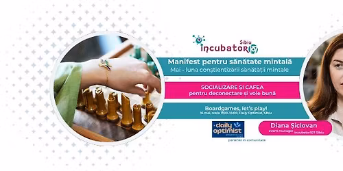 Boardgames, let\u2019s play! Socializare \u0219i cafea
