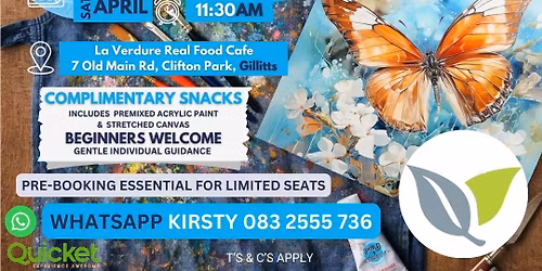 Passion Paint and Snack - Butterfly