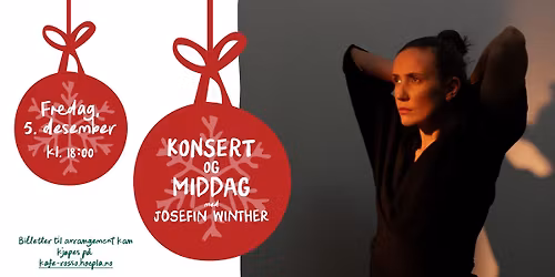 Konsert med Josefin Winther + community dinner