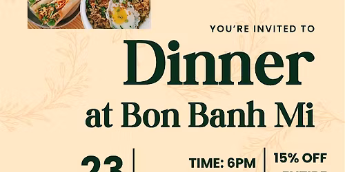 Dinner at Bon Banh Mi