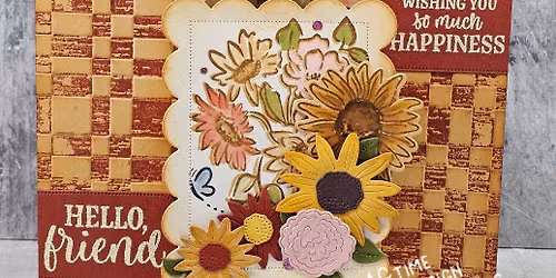 Radiant Sunflower Fun Fold Card
