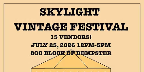 Skylight Vintage Festival on Sidewalk Sale Weekend