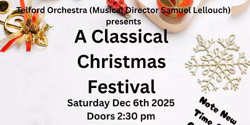 Telford Orchestra Autumn\/Xmas Concert
