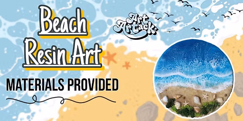 Beach Resin Art