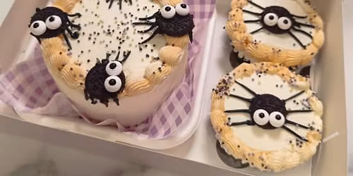 Pack dulce tarta bento y cupcakes de Halloween