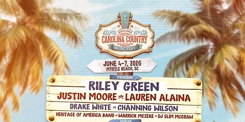 Carolina Country Music Festival: Luke Bryan  Cole Swindell & Flatland Cavalry - Friday