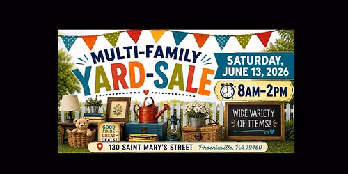 MULTI-FAMILY YARD SALE