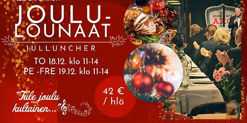 JAZZ CAF\u00c9 AXON JOULULOUNAAT - JULLUNCHER