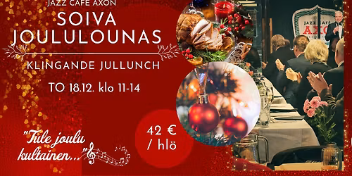 JAZZ CAF\u00c9 AXON SOIVA JOULULOUNAS - KLINGANDE JULLUNCH