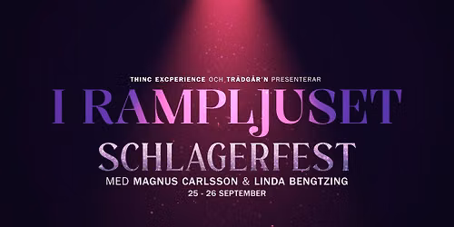 I RAMPLJUSET MED MAGNUS & LINDA - 25 SEPTEMBER - TR\u00c4DG\u00c5R'N